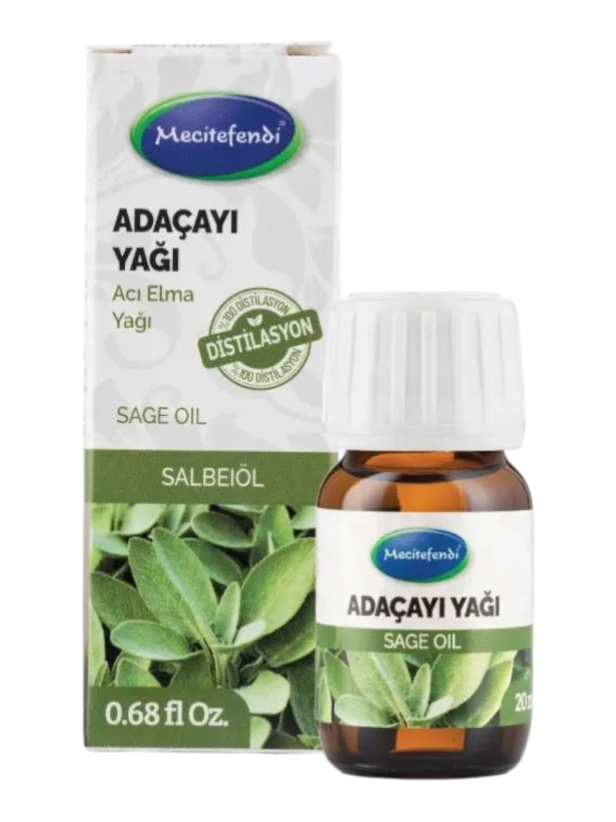 Huile essentielle de sauge amère Mecitefendi, 20 ml