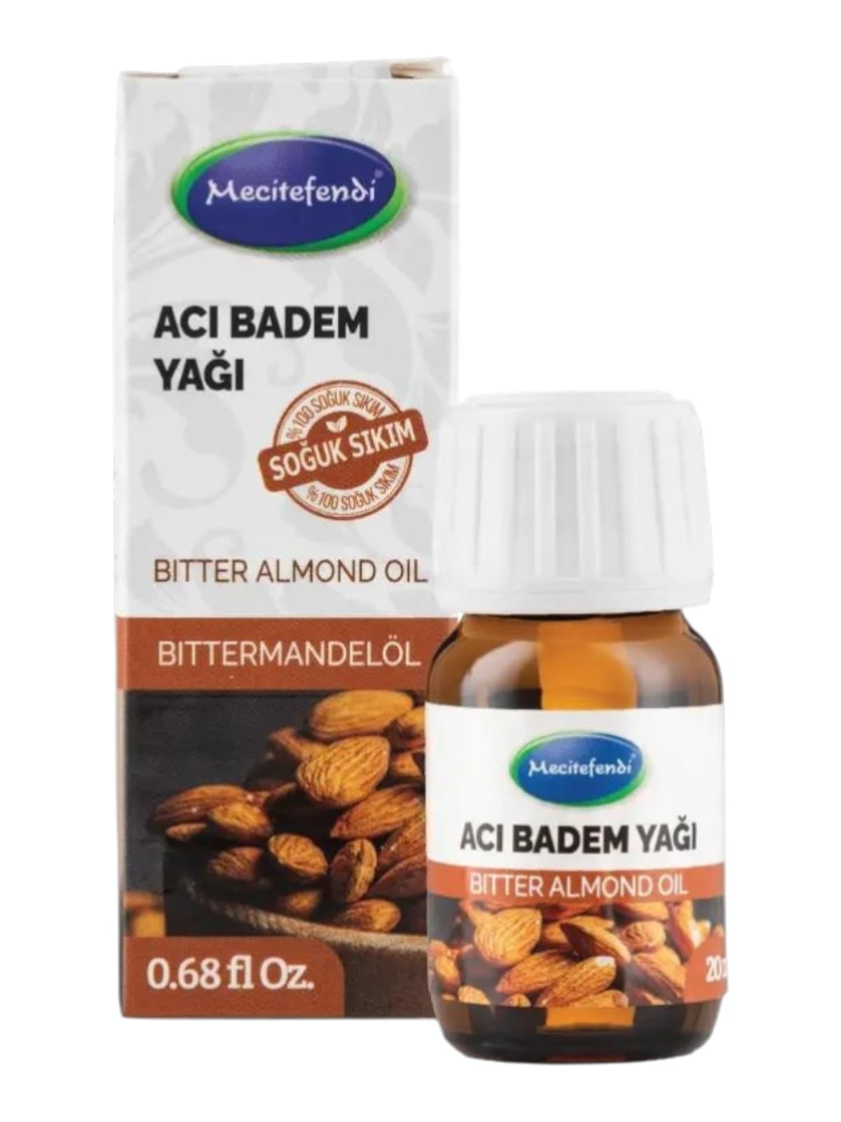 Huile d’amande amère Mecitefendi, 20 ml