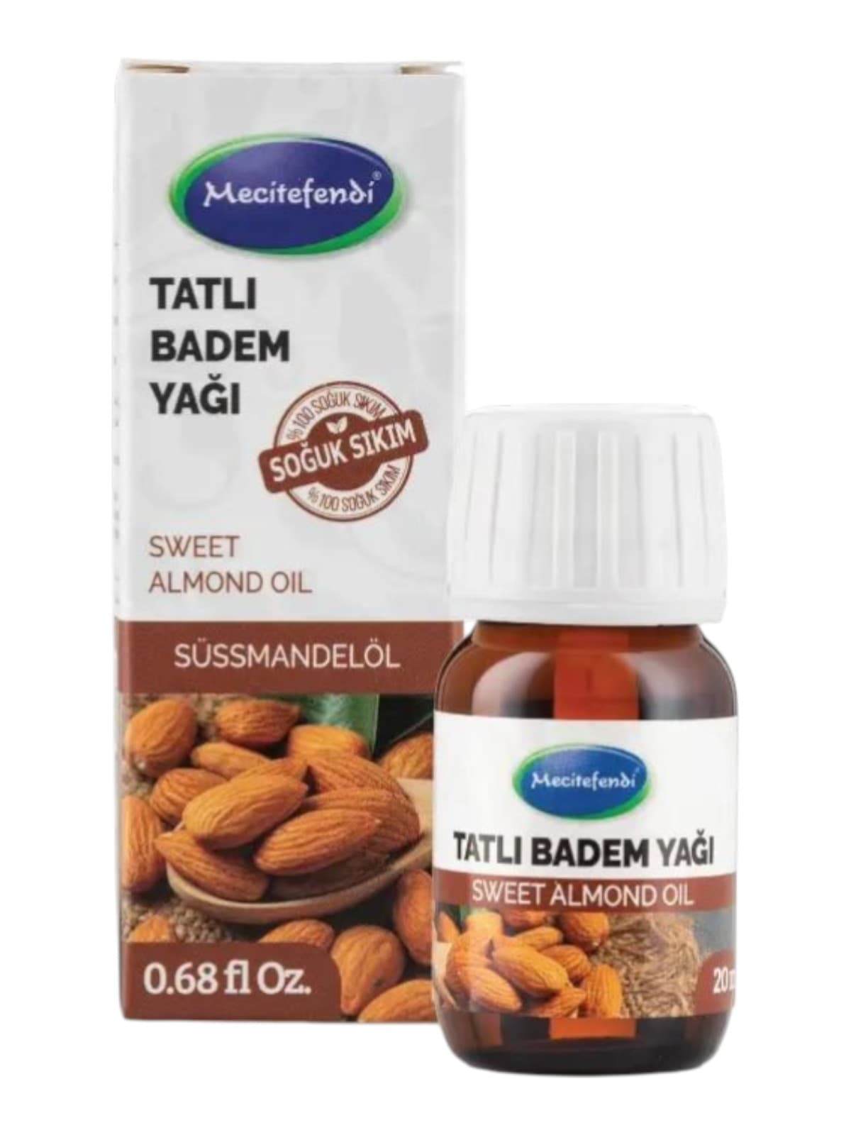 Huile d’amande douce Mecitefendi, 20 ml